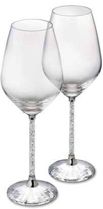 Swarovski Crystalline white wine glasses (set of 2)
