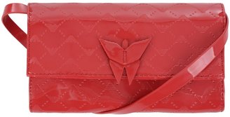 Armani 746 Armani Girls Red Patent Logo Shoulder Bag