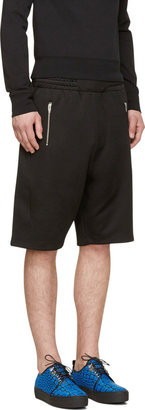 McQ Black Logo Sweat Shorts