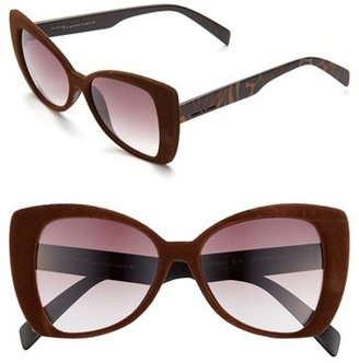 Italia Independent 'I-V' 65mm Oversize Butterfly Sunglasses