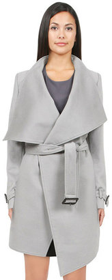 Chris Gramer Shelly Cashmere Trench in Dove Grey Women