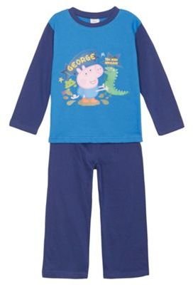 Peppa Pig Boy's blue 'Peppa Pig' dinosaur pyjama set