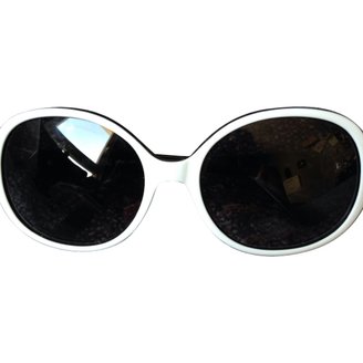 Karl Lagerfeld Paris White Plastic Sunglasses