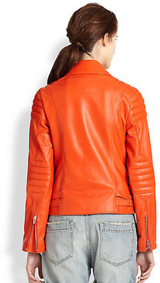 McQ Leather Motorcycle Jacket