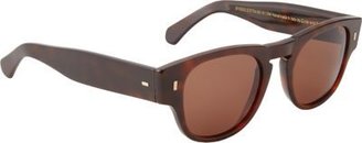 Cutler & Gross Rounded-Square-Frame Sunglasses