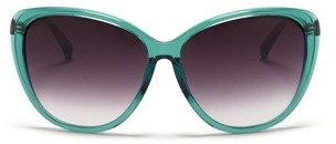 Nobrand x Linda Farrow oversized cat eye acetate sunglasses