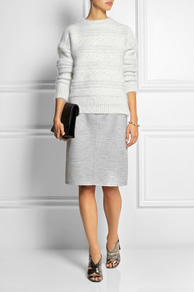 Jil Sander Wool and angora-blend skirt