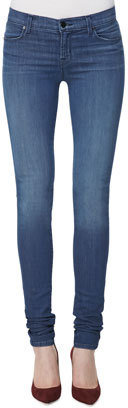 J Brand Jeans 624 Mid-Rise Stacked Super Skinny Jeans, Low
