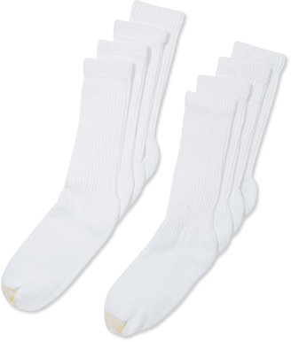 Gold Toe Men's Classic 6-Pairs Crew Athletic Socks + 2 Extra Pairs