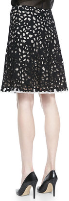 Elie Tahari Connie Full Bramble Lace Skirt