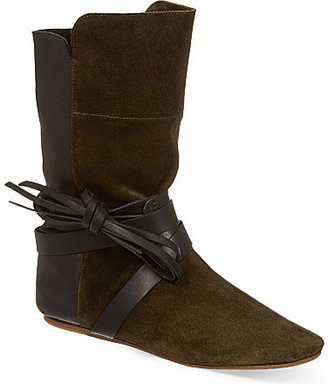Isabel Marant Nira suede and leather boots