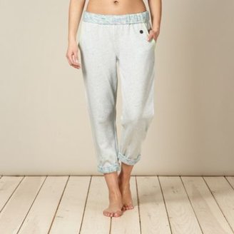 Iris & Edie Pale grey roll top jogger pyjama bottoms
