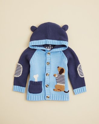 Hartstrings Kitestrings by Infant Boys' Hooded Cardigan Sweater - Sizes 0/3-12 Months