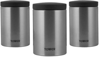 Tower Set Of 3 Storage Canisters