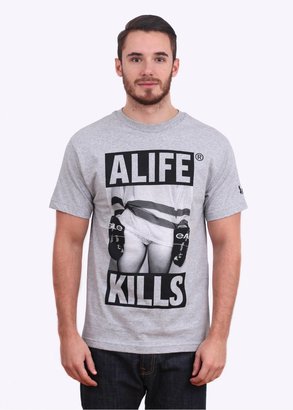 Alife Kill by Harry McNally Tee - Grey