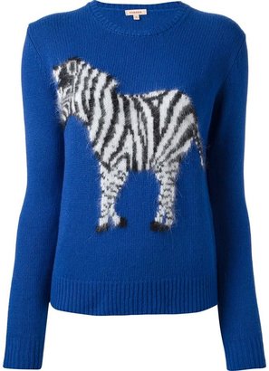 P.A.R.O.S.H. zebra motif sweater