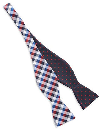 Ben Sherman Plaid Bow Tie