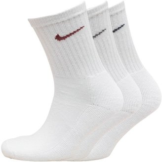 Nike Three Pack Crew Socks White