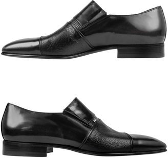 Moreschi Lugano - Black Leather Loafer