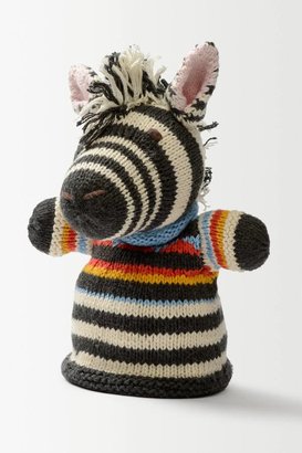 Anthropologie Zebra Hand Puppet