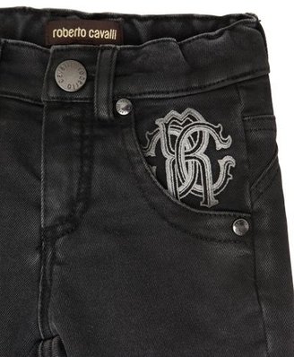 Roberto Cavalli Stretch Cotton Gabardine Jeans