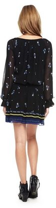 Juicy Couture Ruffled Lace-Up Georgette Dress