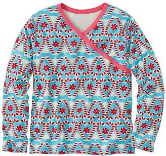 Crossover Pajama Top In Organic Cotton