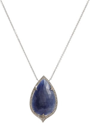 Cathy Waterman Thorn Pendant Necklace-Colorless