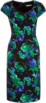 Jacques Vert Blurred Floral Dress