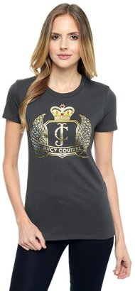 Juicy Couture Blinged Iconic Short Sleeve Tee