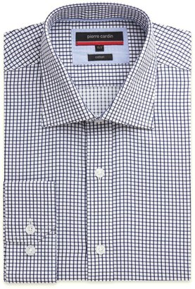 Pierre Cardin Men's Check Classic Fit Long Sleeve Shirt