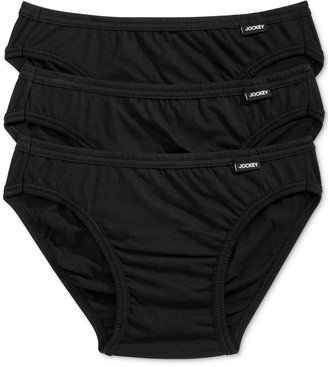 Jockey Men's Underwear, Elance Bikini 3-Pack - ShopStyle Briefs