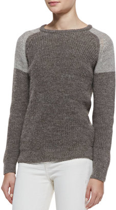 IRO Piper Two-Tone Ribbed Sweater
