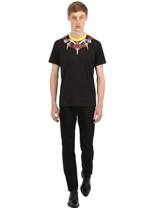 Givenchy African Printed Cuban Fit Cotton T-Shirt