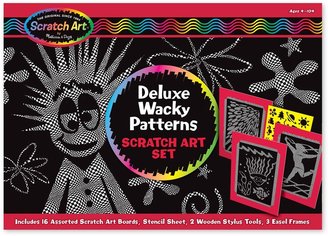 Melissa & Doug Scratch Art Deluxe Wacky Patterns Set