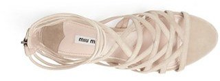 Miu Miu Caged Ankle Cuff Sandal
