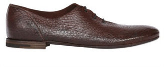 Premiata Tumbled Leather Oxford Lace-Up Shoes