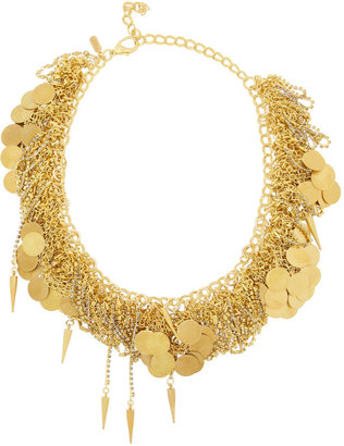 Swarovski VICKISARGE After The Goldrush gold-plated crystal necklace
