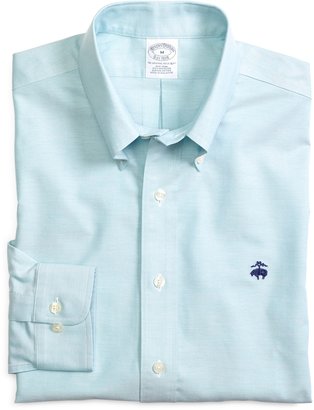 Brooks Brothers Non-Iron Regular Fit Solid Sport Shirt