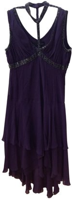 Amanda Wakeley Purple Silk Dress