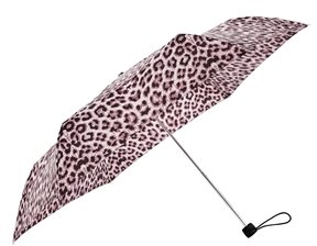 Fulton Superslim Leopard Print Umbrella - Multi