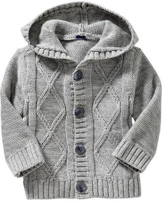Old Navy Hooded Cable-Knit Cardigans for Baby