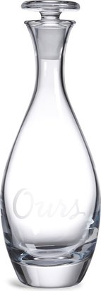 Kate Spade Two Of A Kind - Ours Crystal Decanter