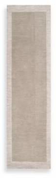 Angelo:Home angelo:HOME Madison Square Bordered Runner 2-Foot 6-Inch x 8-Foot in Cobblestone