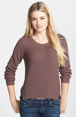 Halogen Side Zip Sweater (Regular & Petite)