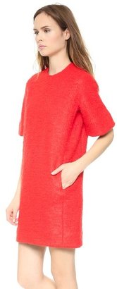 MSGM Short Sleeve Mohair Dress