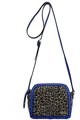 Kate Landry Caviar Double Zip Cross-Body Bag