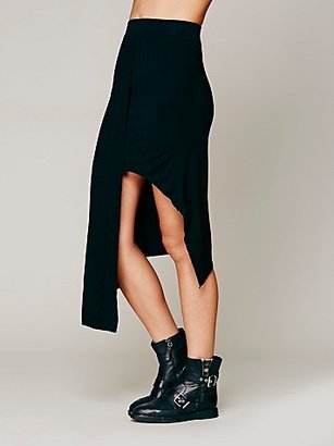 Free People Gypsy Junkies + Taxi Cab Knit Skirt