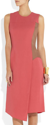 Reed Krakoff Stretch-crepe and sateen dress