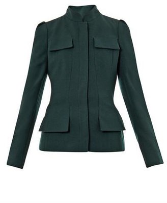 Alexander McQueen Tailored wool crepe jacket